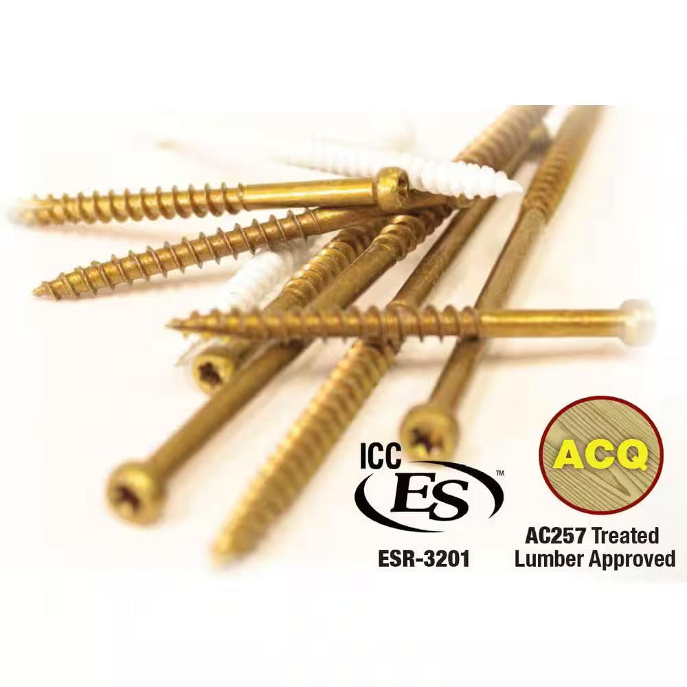 #8 X 3-1/8 In. Star Drive Trim Finishing Head Screw (100-Per Pack)
